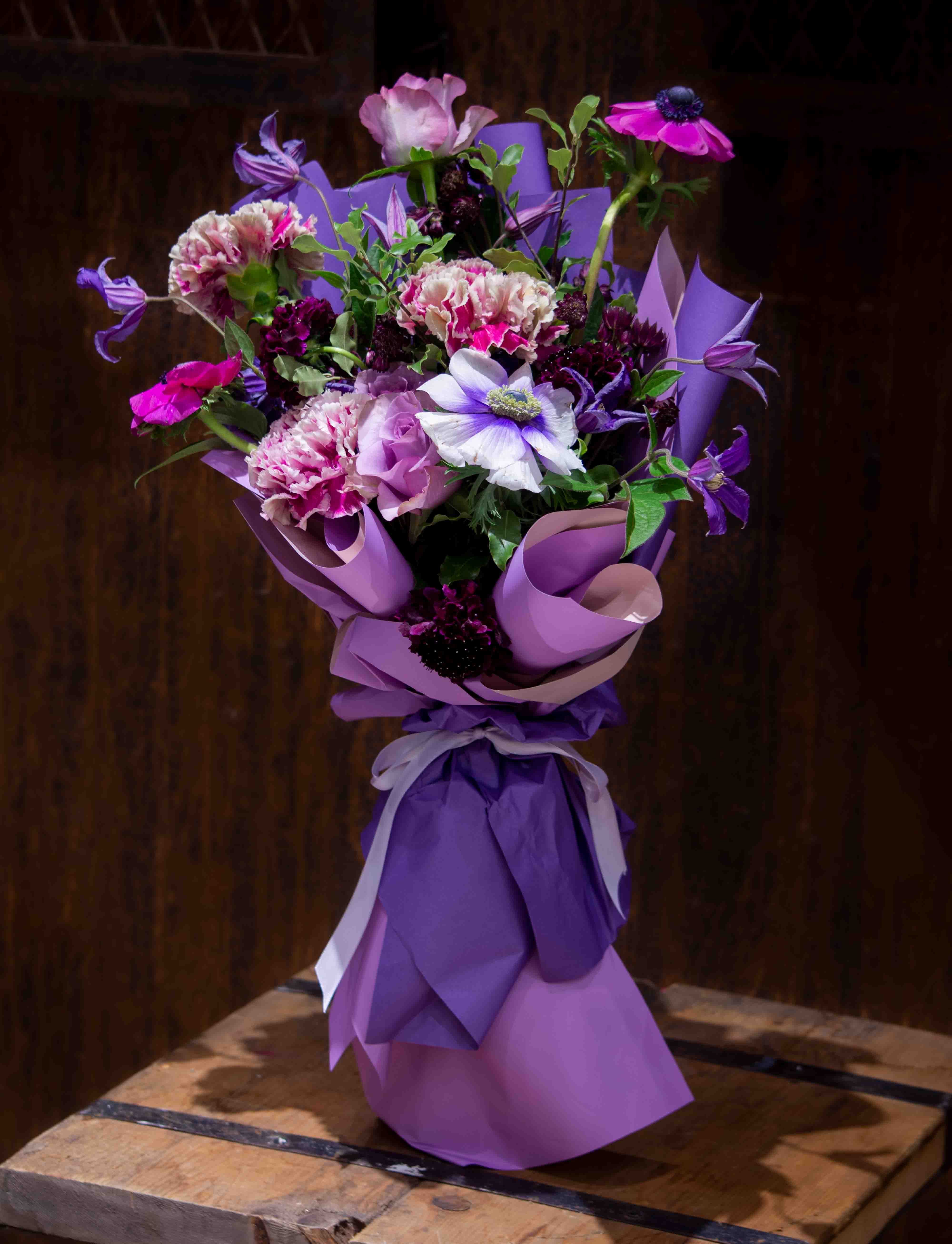 Mix Purple Bouquet | باقة اليد 